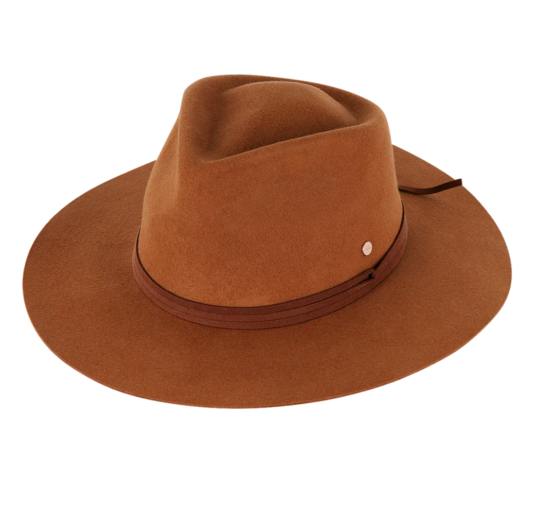 Womens Wide Brim Fedora - Alice