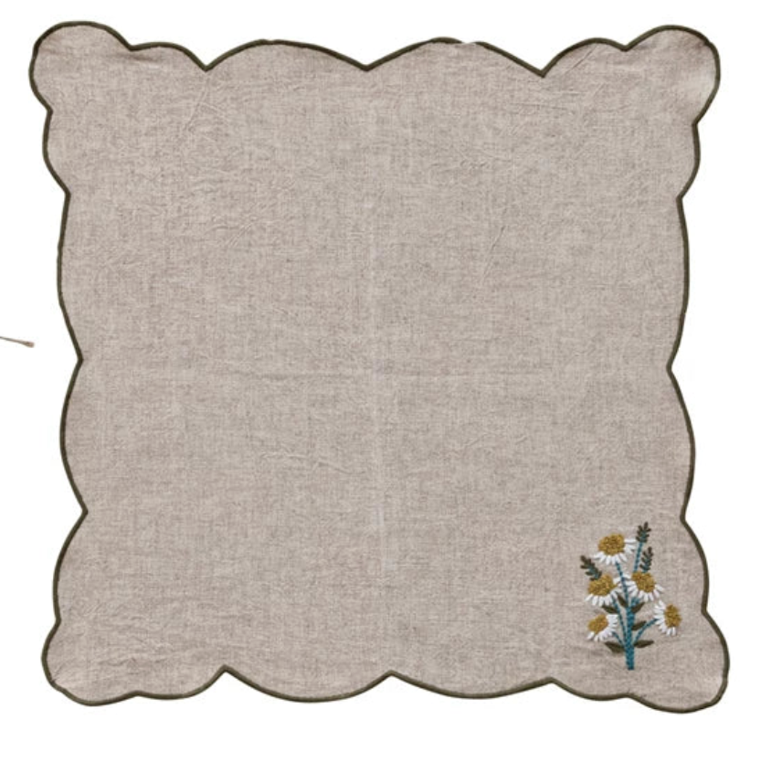 Scalloped Napkin (Single)