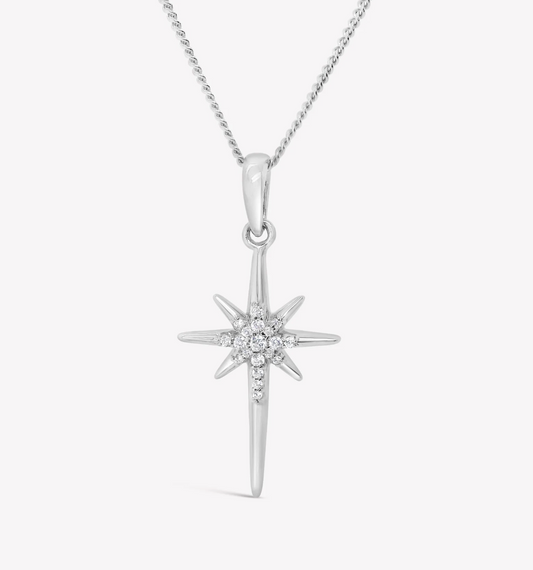 Adoring Star Necklace - Silver