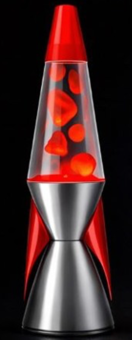 Lava Lamp - Rocket Red