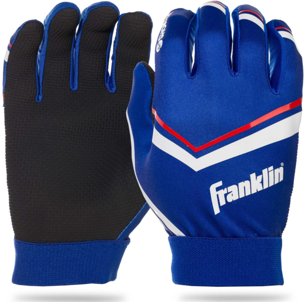 Shoktak Football Receiver Gloves - Blue