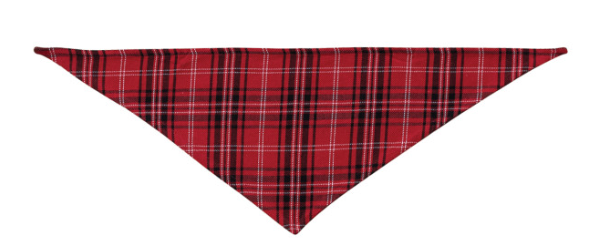 Plaid Flannel Dog Scarf - Single