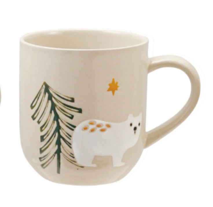 Hand-Painted Woodland Mug