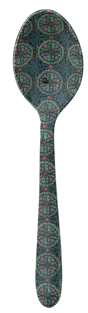 Patterned Steel Spoon - Single