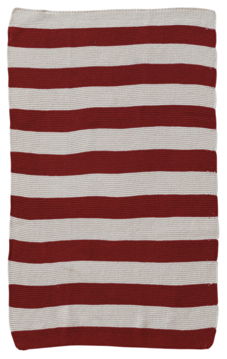 Knit Striped Tea Towel