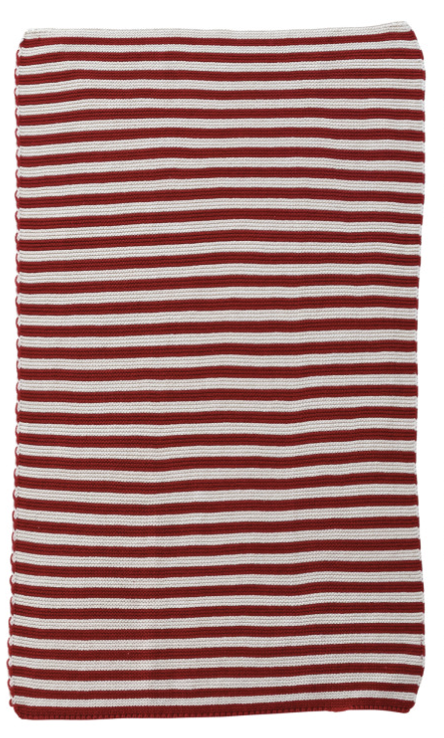 Knit Striped Tea Towel