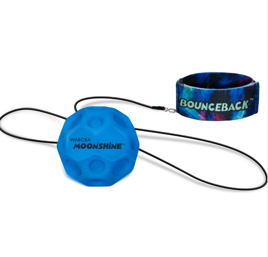 LED Bounceback - Moon Ball on a Leash