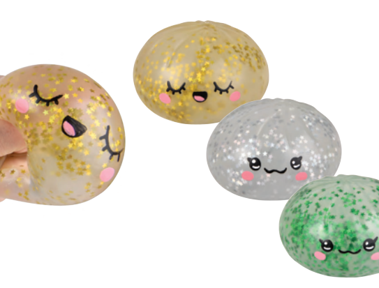 3.5" SPARKLE STAR SQUEEZY JELLY SURPRISE DUMPLING