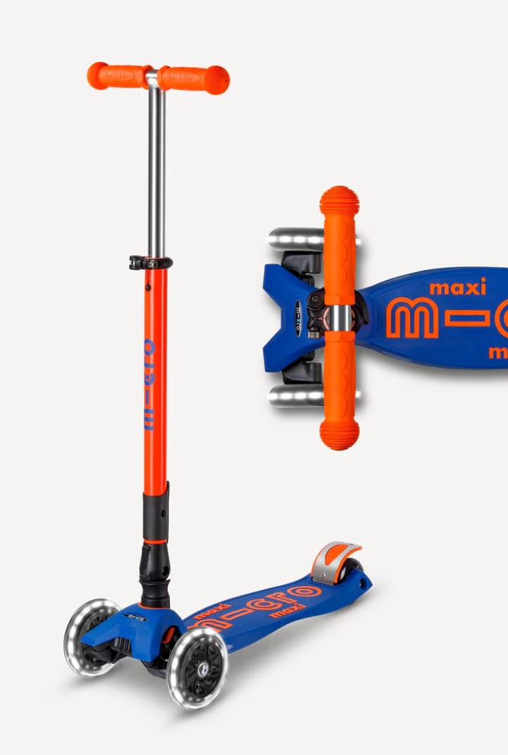 Micro Maxi Foldable LED Scooter