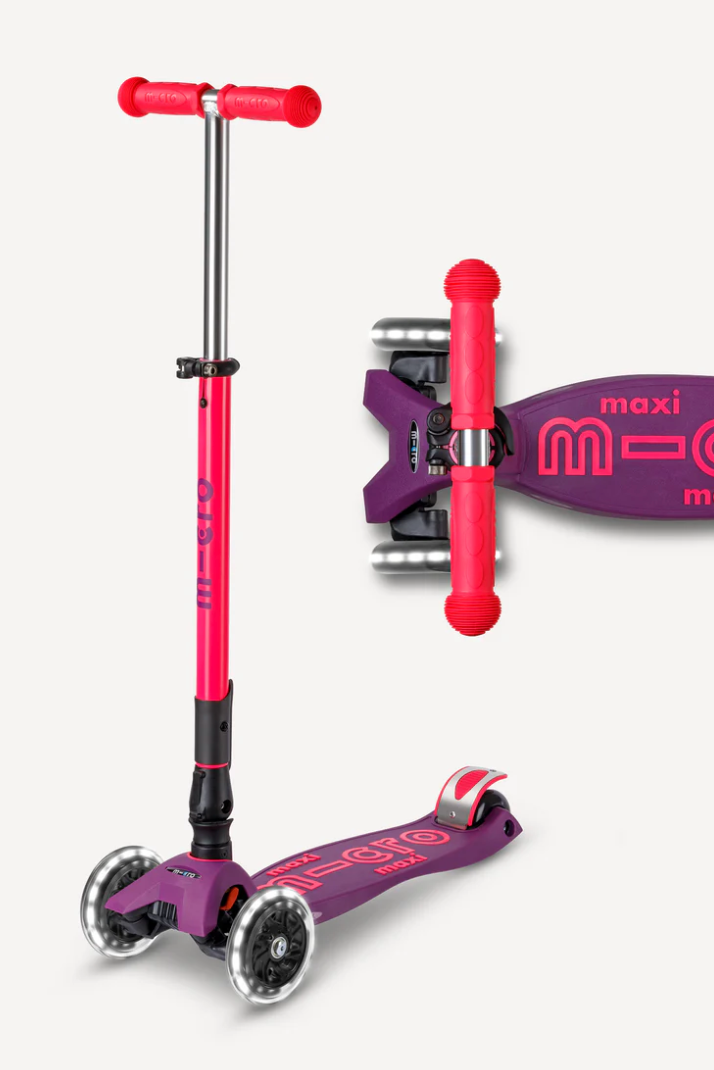 Micro Maxi Foldable LED Scooter