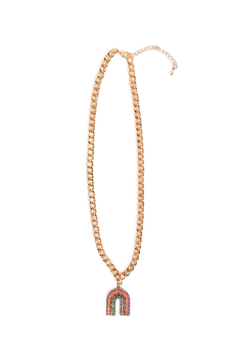 Somewhere Over the Rhinestone Necklace