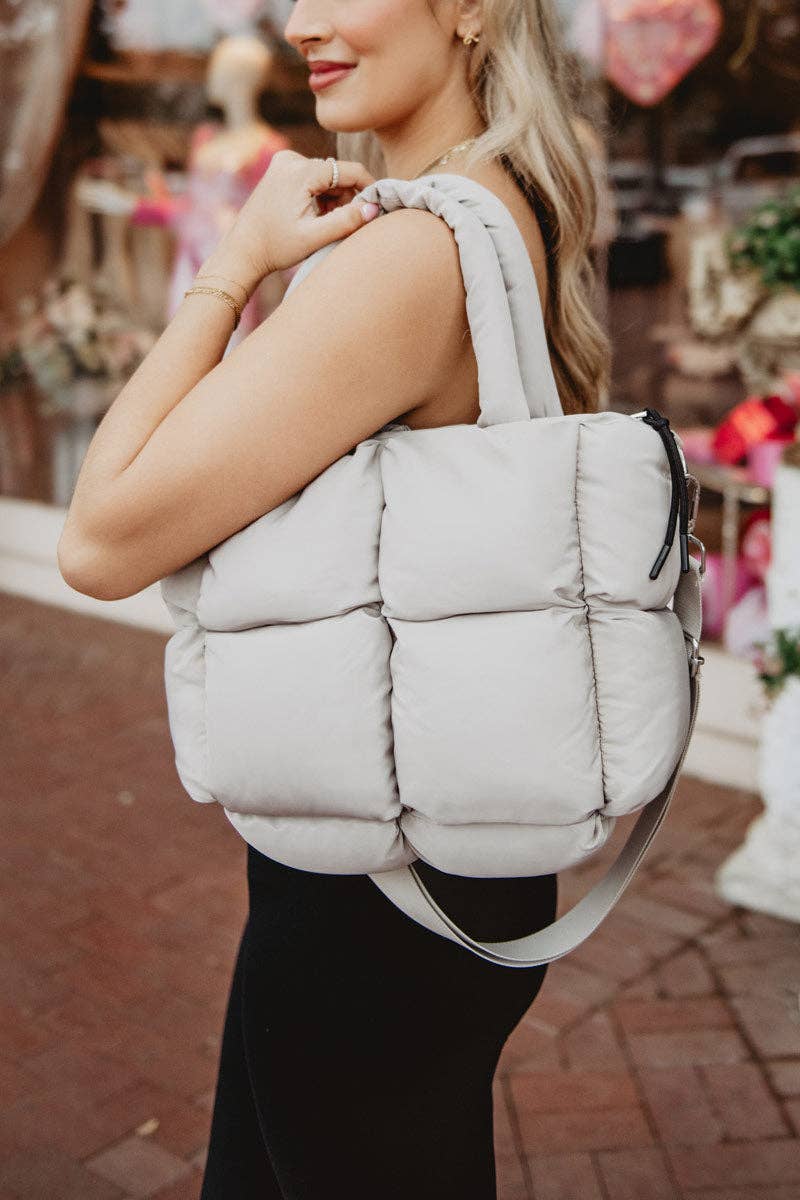 Mini Tote Purse - Sand