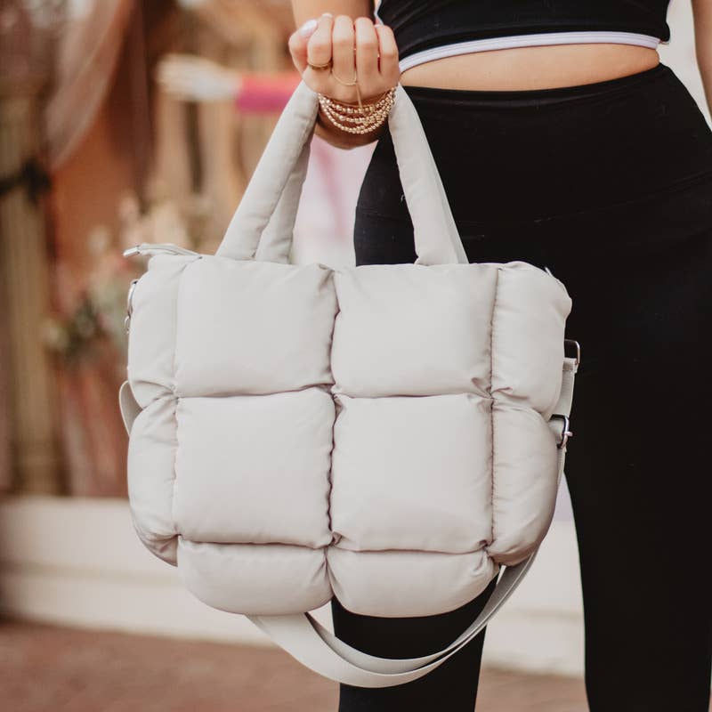 Mini Tote Purse - Sand
