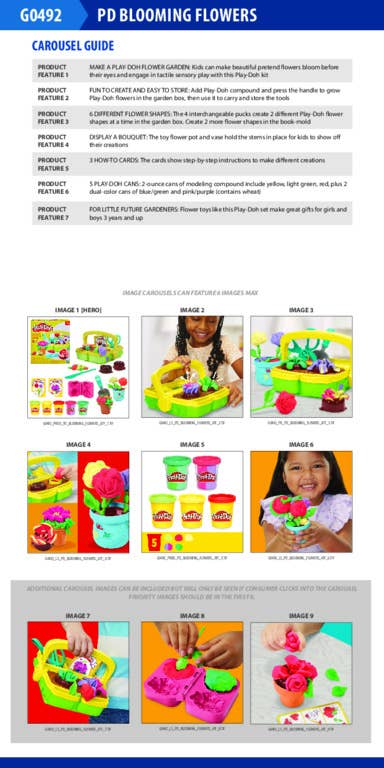 Play-Doh Blooming Flowers