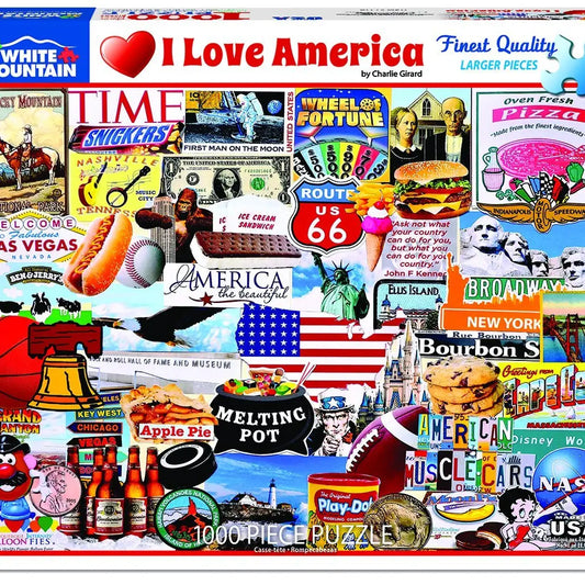 I Love America Puzzle