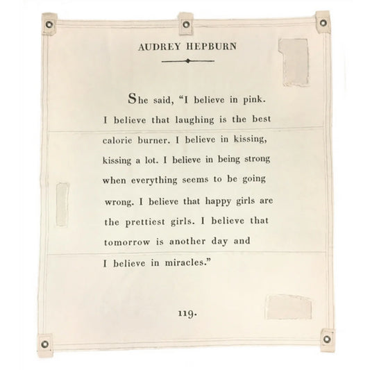Audrey Hepburn Large Wall Tarp
