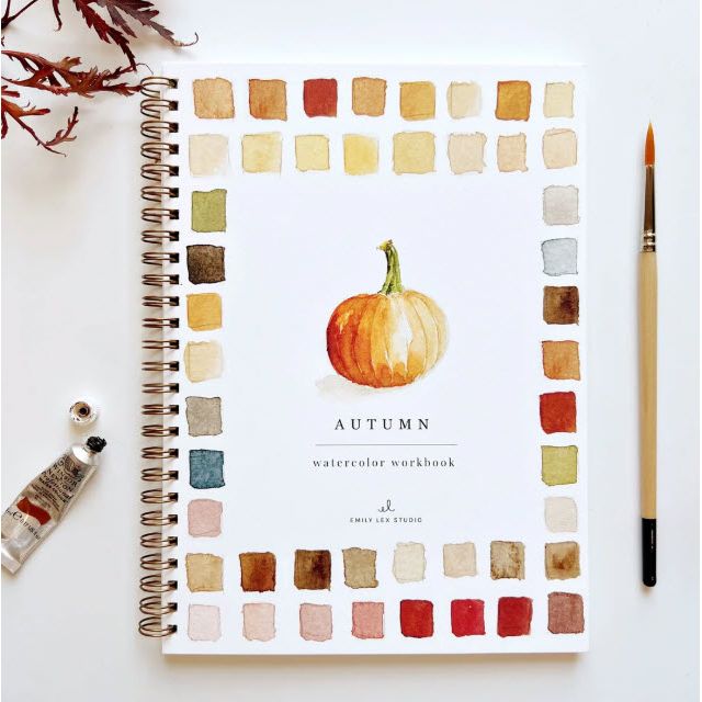 Autumn Watercolor Workbook