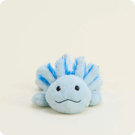 Blue Axolotl Warmies Junior
