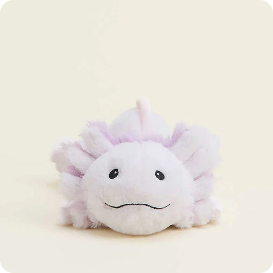 Pink Axolotl Warmies Junior