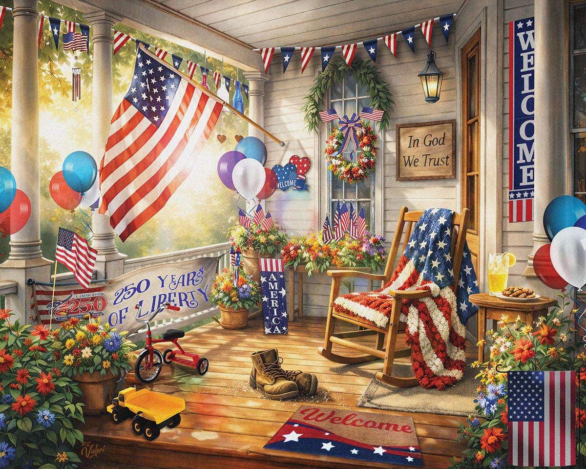 Patriotic Porch Puzzle