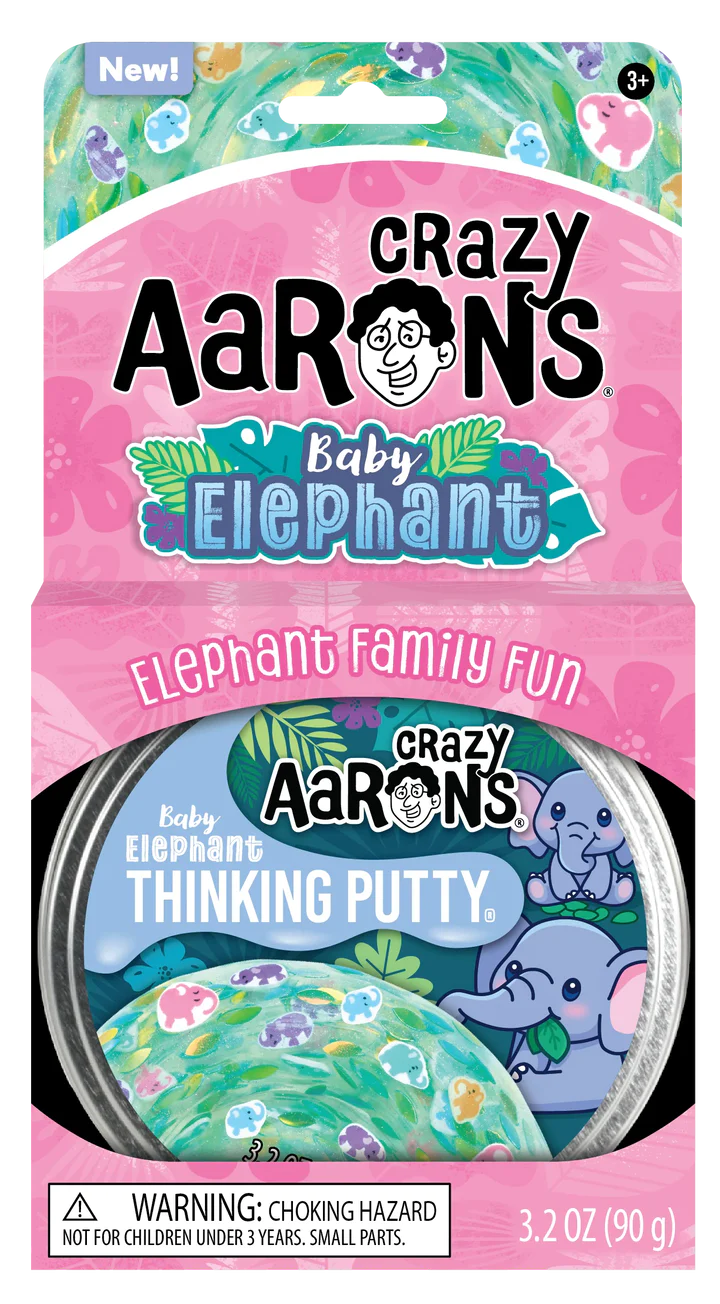 Baby Elephant - Thinking Putty Tin