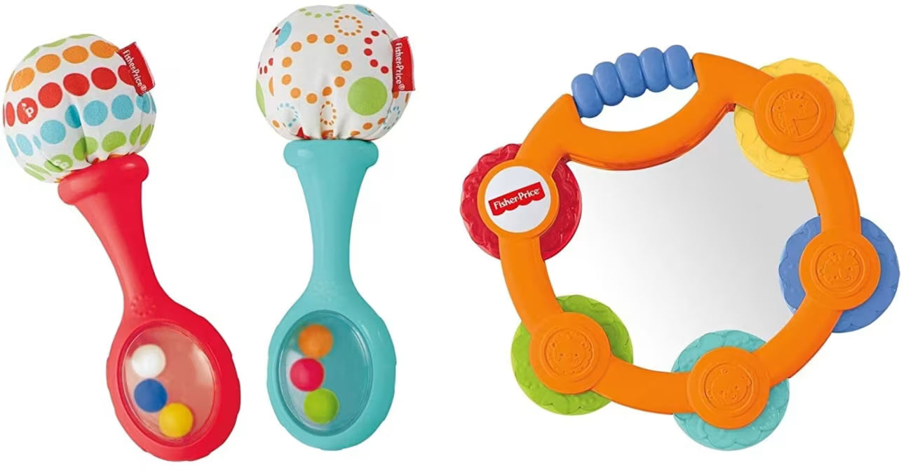 Tambourine & Maracas Gift Set