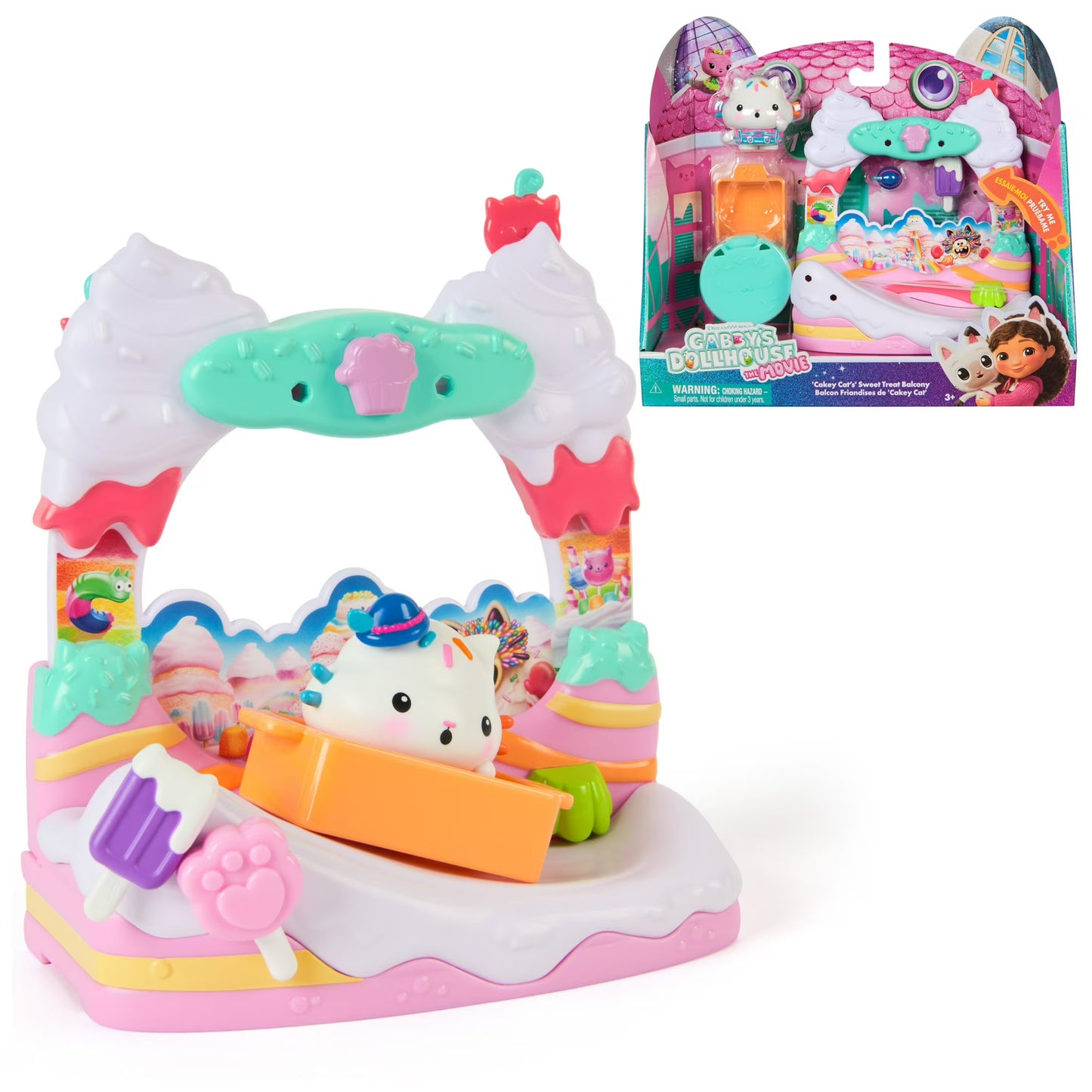 Gabby's Dollhouse Balcony Movie Playset