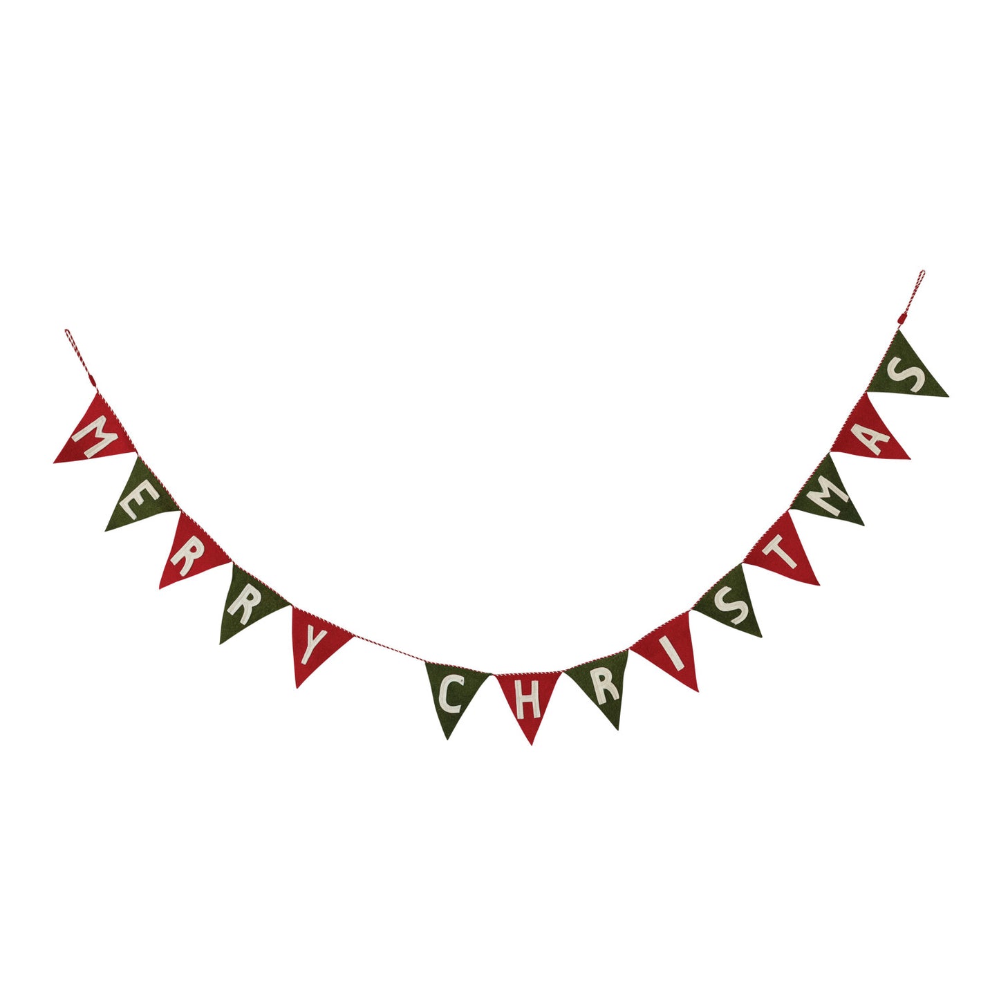 "Merry Christmas" Felt Banner