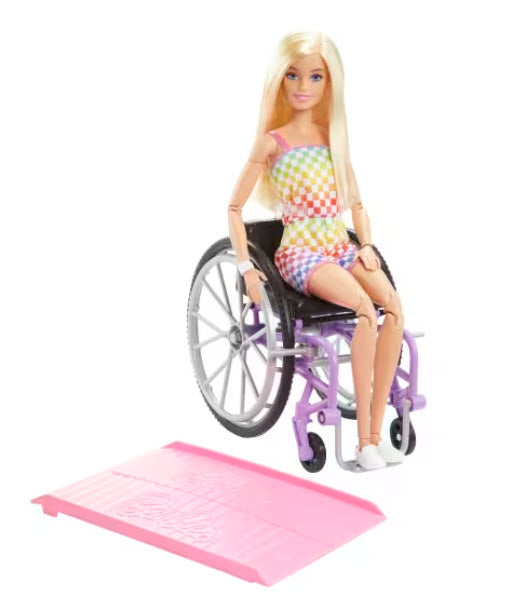 Barbie Doll with Wheelchair and Ramp