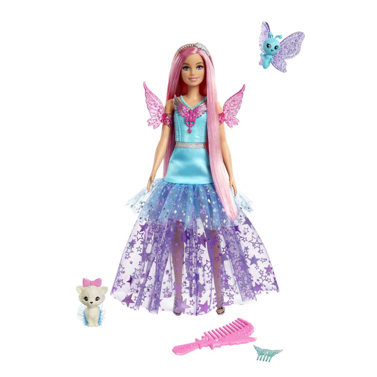 Barbie Doll With 2 Fantasy Pets