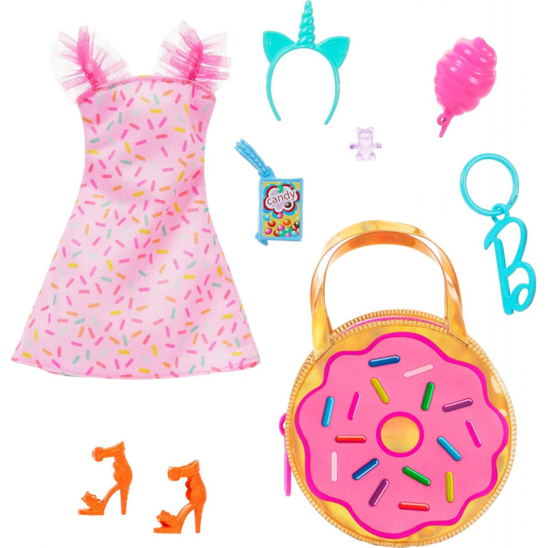 Barbie Fashions Pink Doughnut Accessories