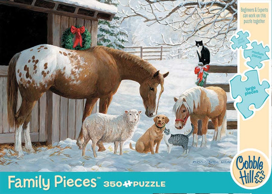 Winter Barnyard Puzzle