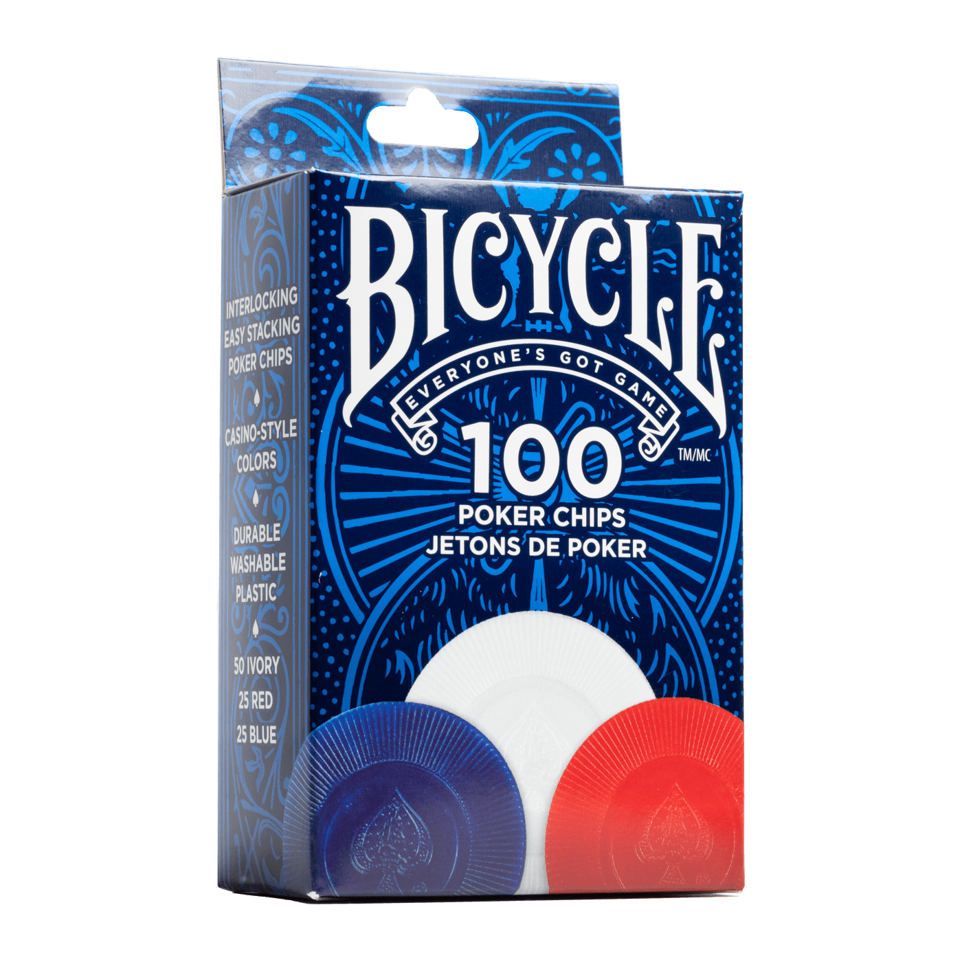 Bicycle 100 Count Poker Chips