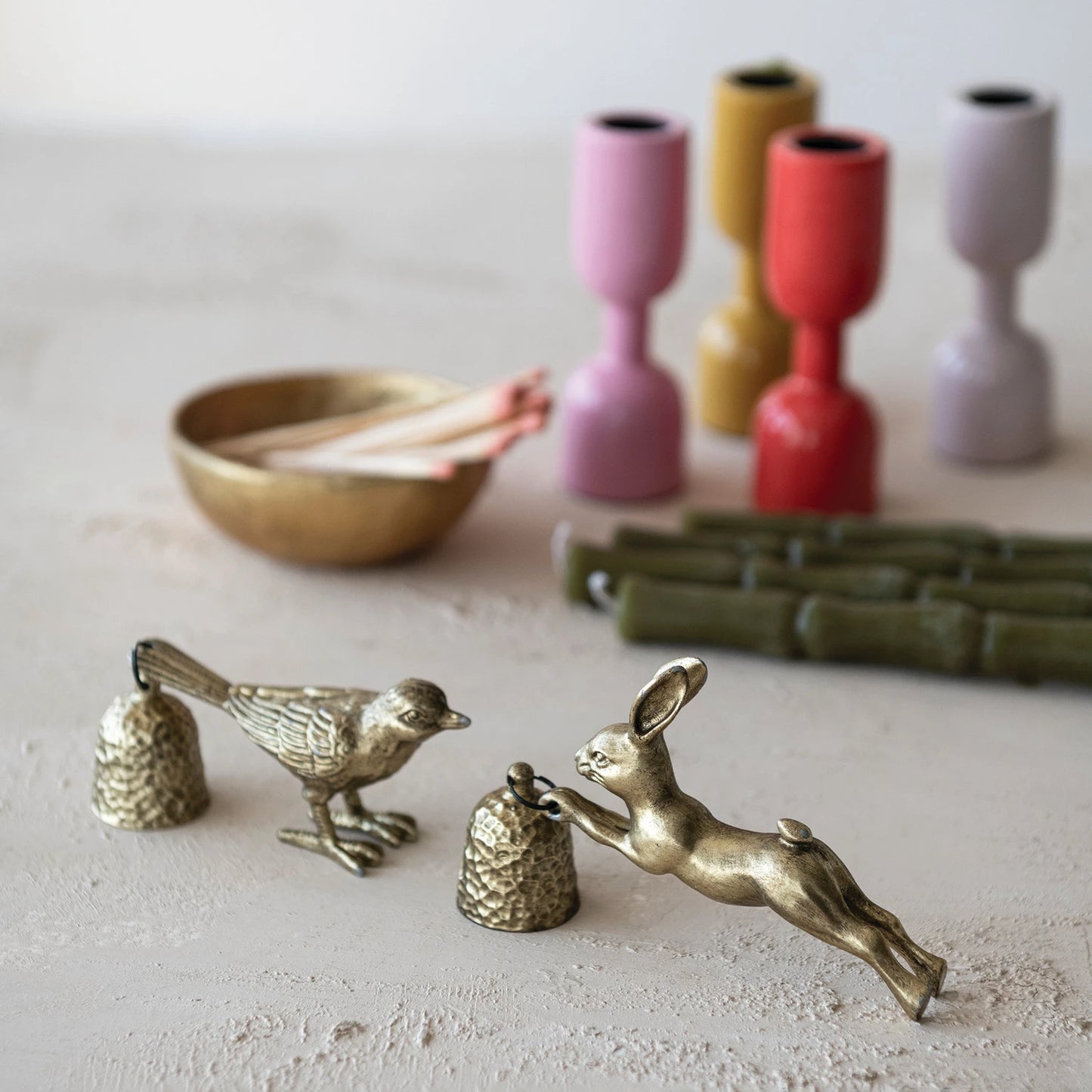 Gold Bird Candle Snuffer