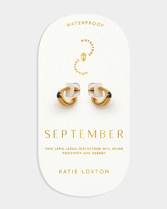 Katie Loxton Birthstone Hoop Earrings (ALL)