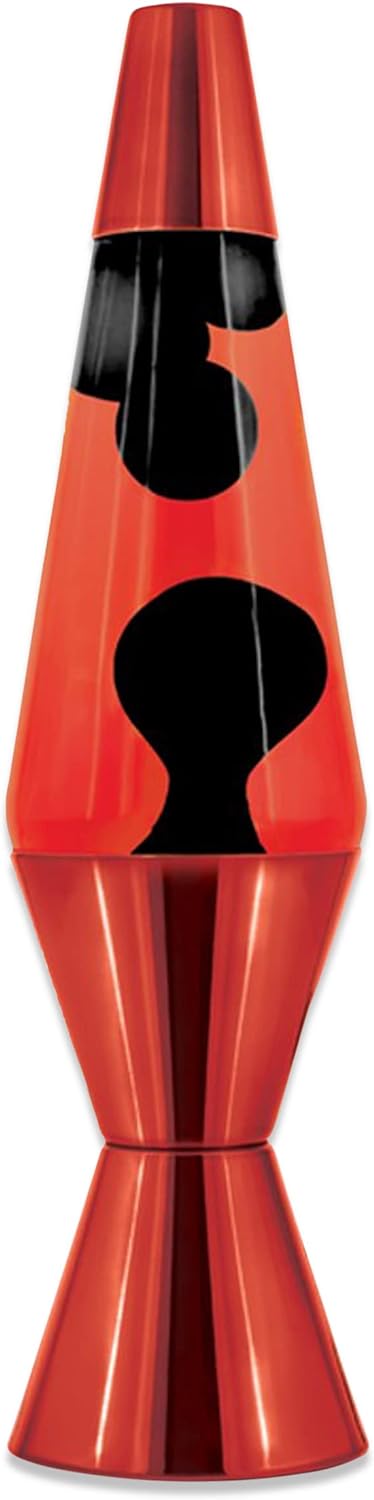 Crimson Black Red Lava Lamp