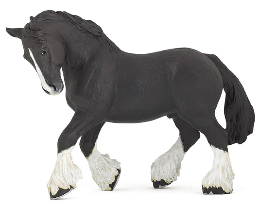 Black Shire Horse