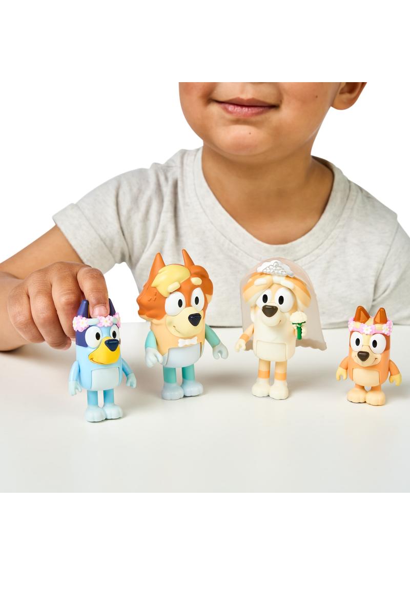 Bluey Figure 4 Pack