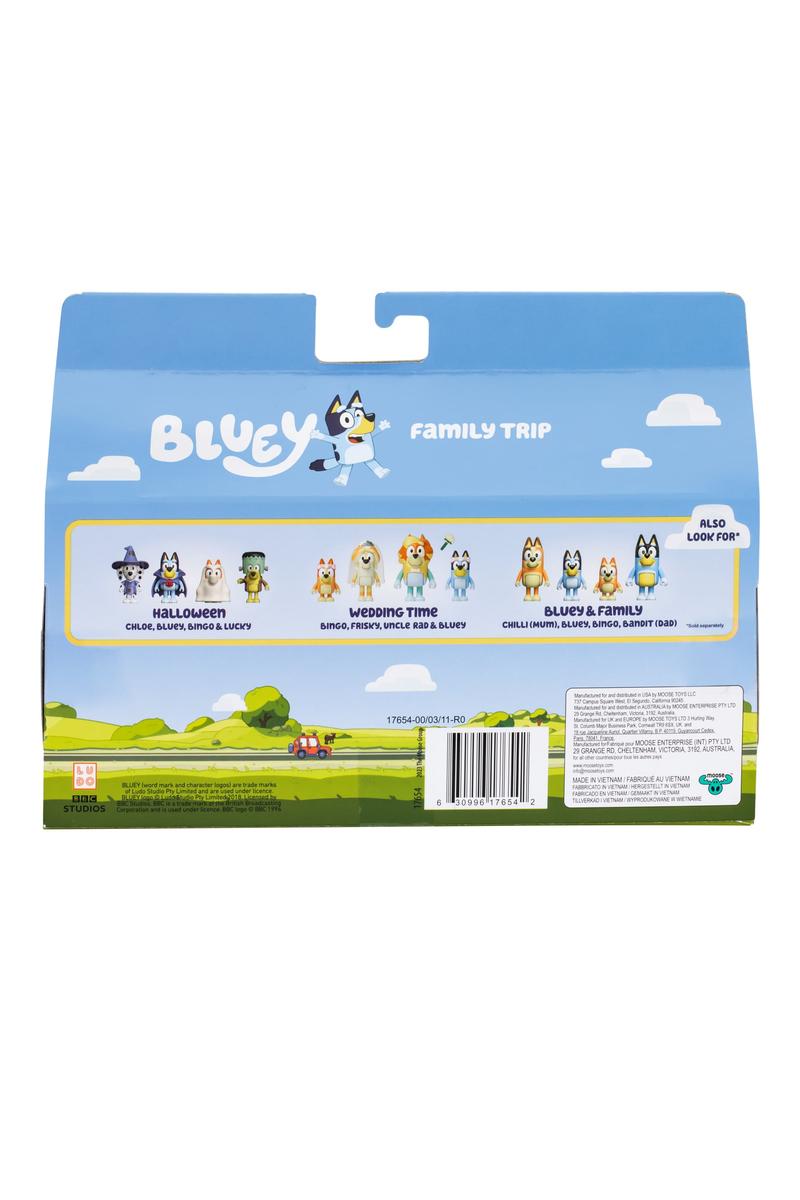 Bluey Figure 4 Pack