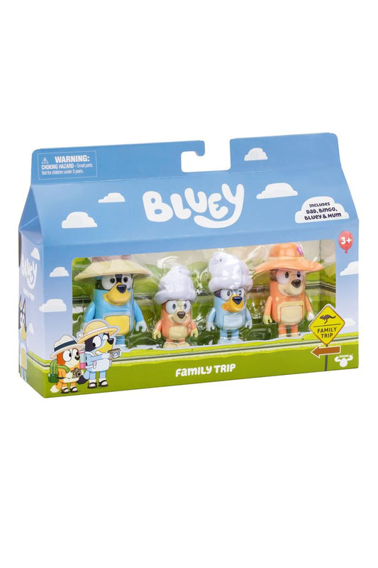 Bluey Figure 4 Pack