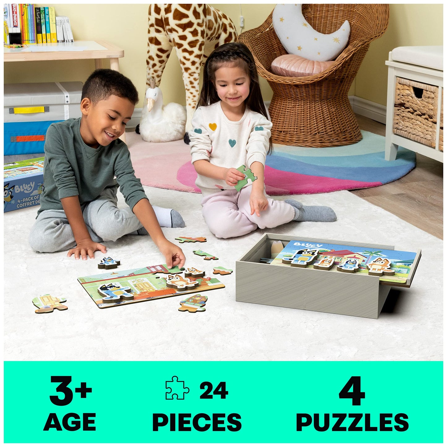 Bluey Puzzles Pack