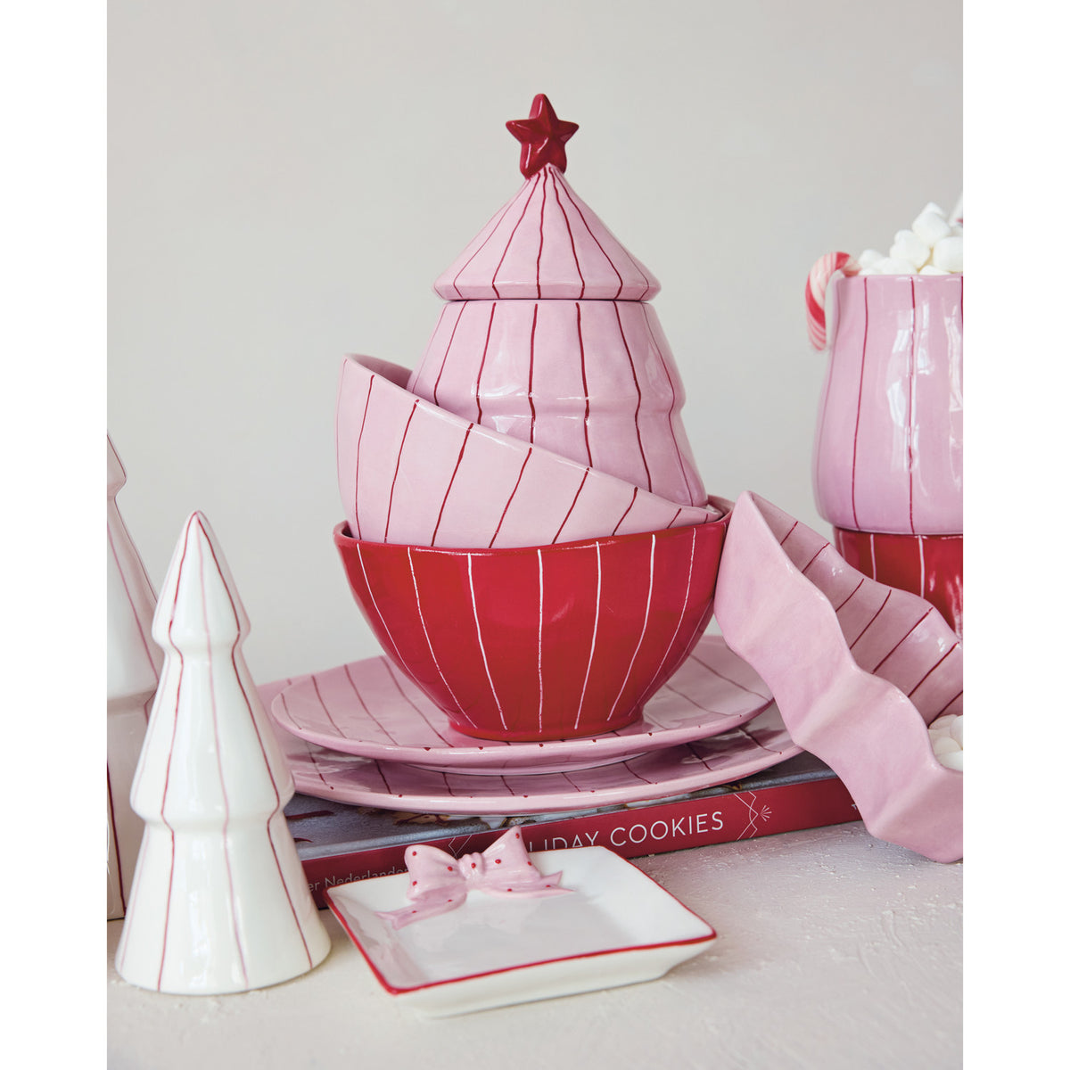 Polka Dot Bow Dish