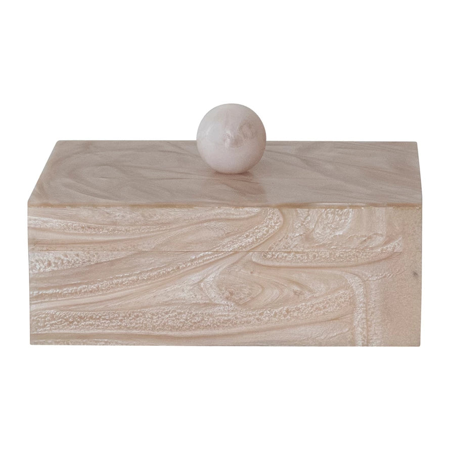 Marbled Resin Box
