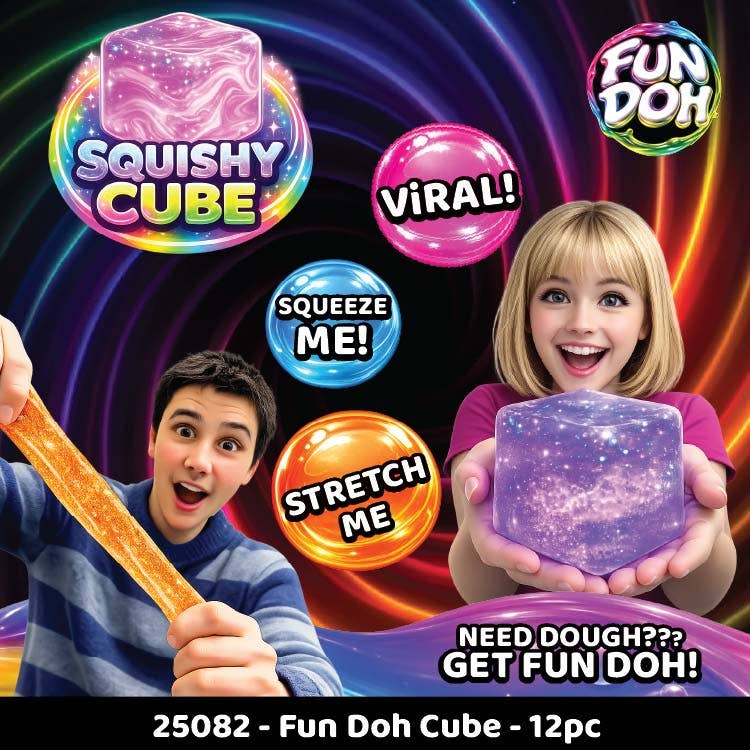 Squish & Squeeze Sparkle Cube