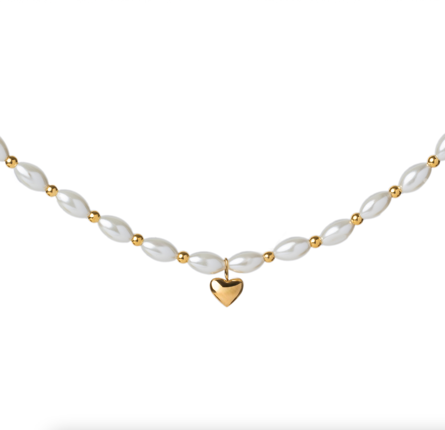 Waterproof White Shell Necklace
