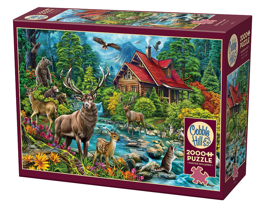 Red-Roofed Cabin Puzzle