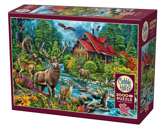 Red-Roofed Cabin Puzzle