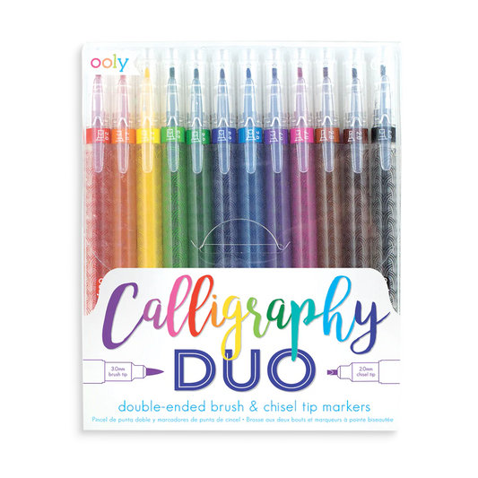 Calligraphy Duo Chisel and Brush Tip Markers