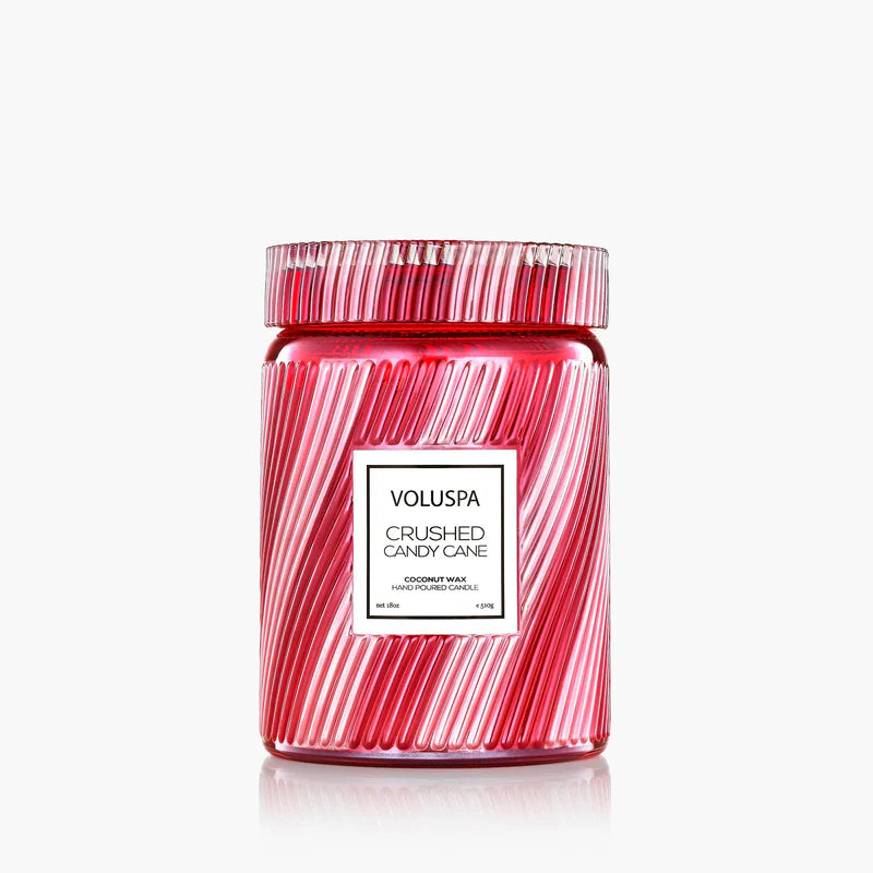 Crushed Candy Cane Candle - Large