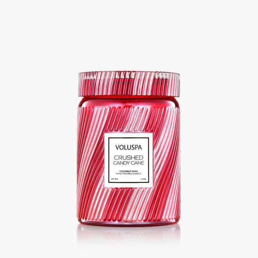 Crushed Candy Cane Candle - Large